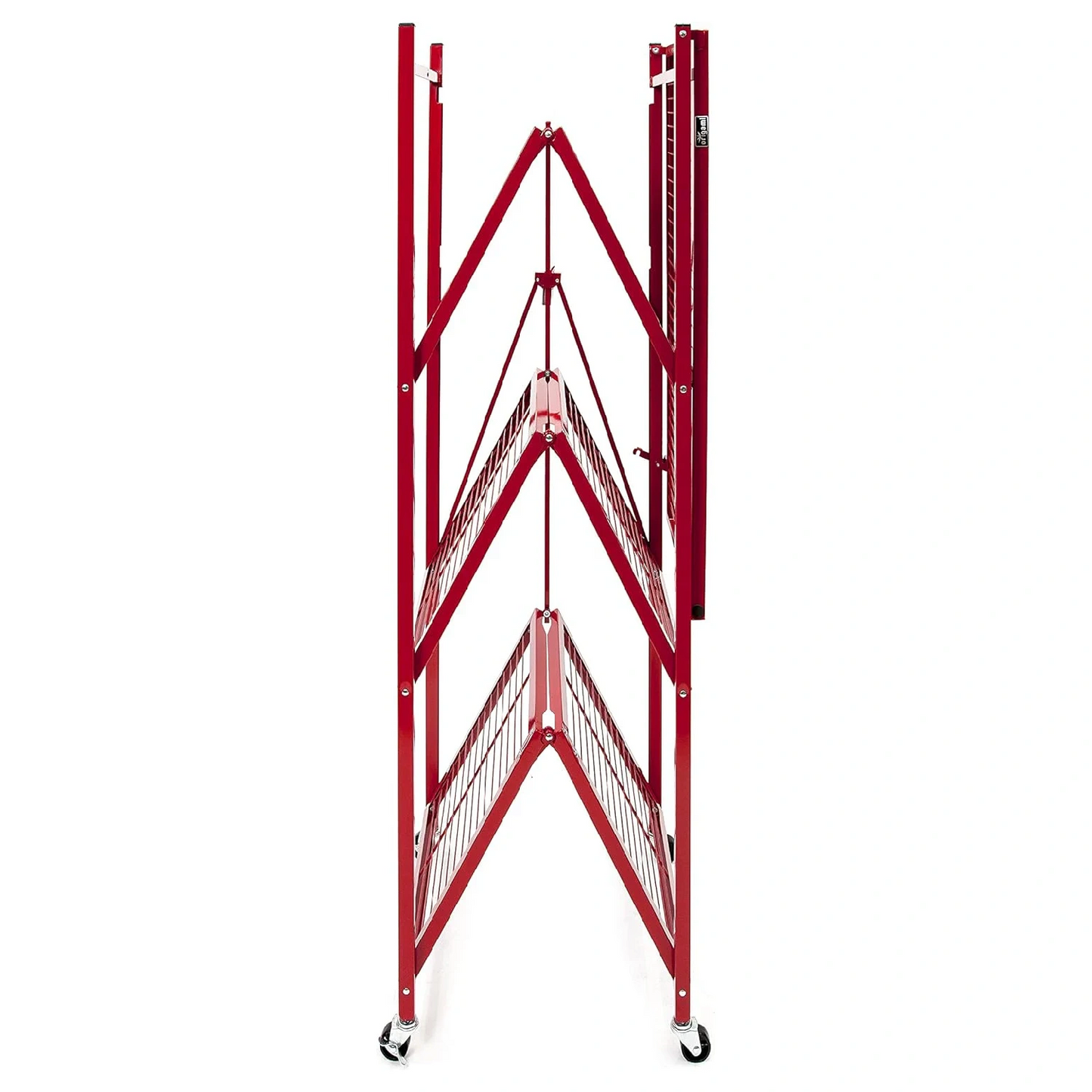 Foldable 4-Tier Storage Rack – Space-Saving Organizer Shelf