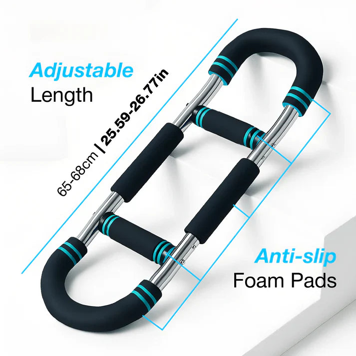 SWEATOMA Arm Workout Bar – Resistance Twister for Chest, Arms & Shoulders