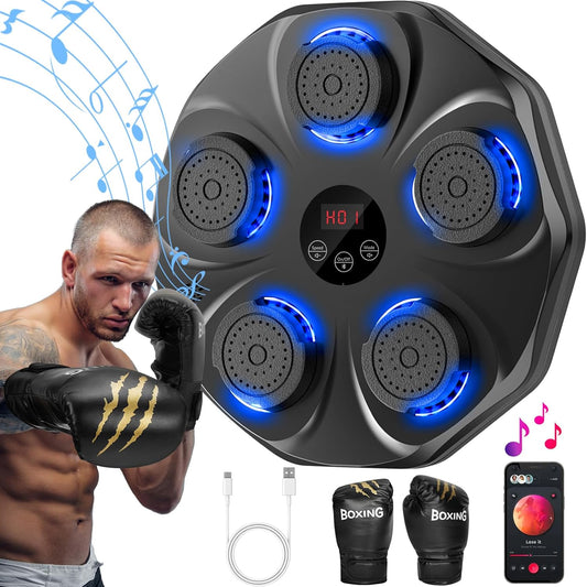 Music boxing machine, large size wall-mounted electronic boxing target