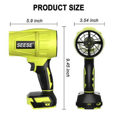 Seese Pro 2.0™ Soprador Portátil Turbo - Casa, Quintal, Carro, Sitio, Chacara, Fazenda e MUITO mais!